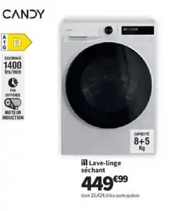Conforama CANDY Lave-linge séchant offre