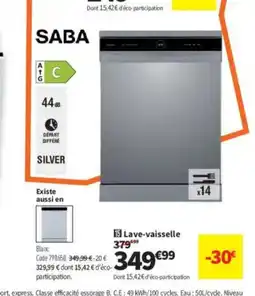 Conforama SABA Lave-vaisselle offre