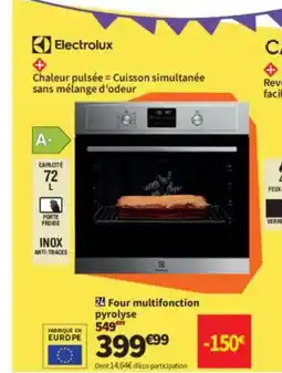 Conforama ELECTROLUX Four multifonction pyrolyse offre