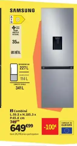 Conforama SAMSUNG Combiné offre