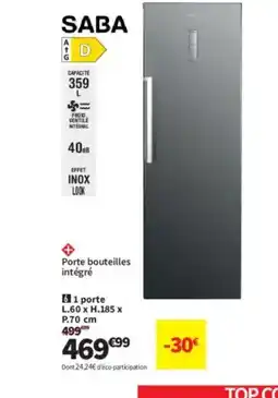 Conforama SABA 1 porte offre