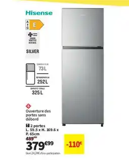 Conforama HISENSE 2 portes offre