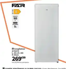 Conforama FAR Congélateur armoire offre
