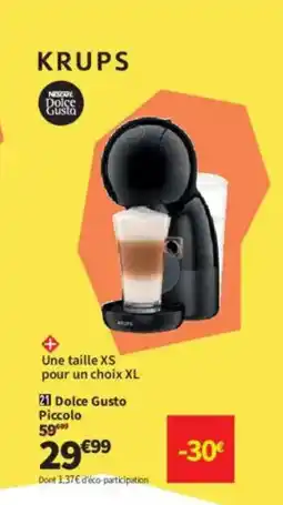 Conforama KRUPS Dolce Gusto Piccolo offre