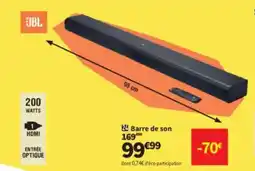 Conforama JBL Barre de son offre