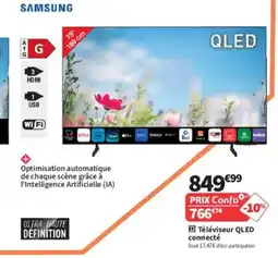 Conforama SAMSUNG Téléviseur QLED connecté offre