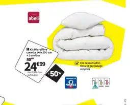 Conforama Kit Microfibre couette offre