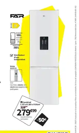 Conforama FAR Combiné offre