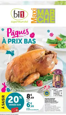 Maximarché Pintade fermiere label rouge igp volailles du maine prete a cuire de loue offre