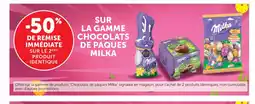 Maximarché MILKA Sur la gamme chocolats de paques offre