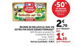 Maximarché FERMAGE Beurre de belleville-sur-vie extra-fin doux grand offre