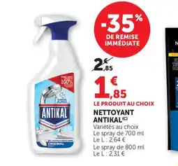 Maximarché ANTIKAL Nettoyant offre