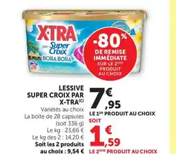 Maximarché Lessive super croix par x-tra offre
