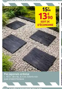 Mr Bricolage Pas japonais ardoise offre