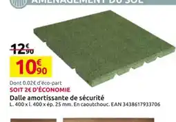 Mr Bricolage Dalle amortissante de sécurité offre