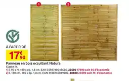 Mr Bricolage Panneau en bois occultant Natura offre