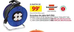 Mr Bricolage Enrouleur de câble BAT-PRO offre