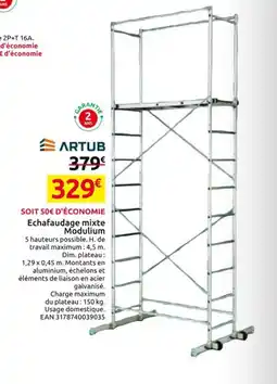 Mr Bricolage Echafaudage mixte Modulium offre