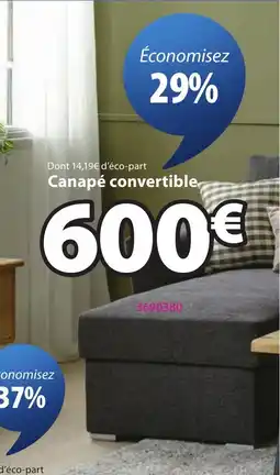 JYSK VEJLBY Canapé convertible avec méridienne offre