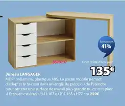 JYSK LANGAGER Bureau offre