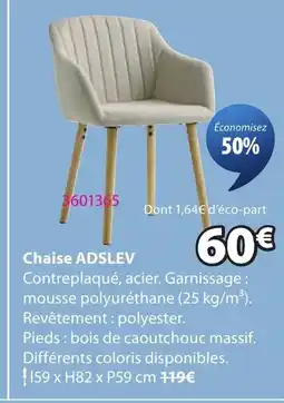JYSK ADSLEV Chaise offre