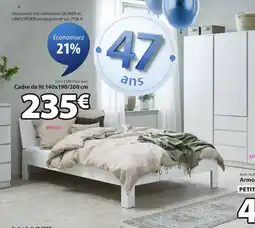 JYSK OLSKER Cadre de lit offre