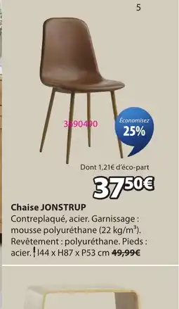 JYSK JONSTRUP Chaise offre