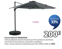 JYSK TRONDHEIM Parasol déporté offre