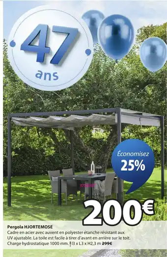 HJORTEMOSE Pergola