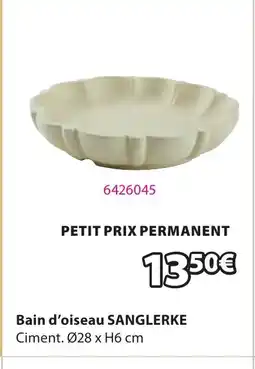 JYSK SANGLERKE Bain d'oiseau offre