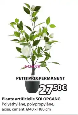 JYSK SOLOPGANG Plante artificielle offre