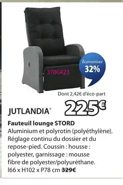 JYSK STORD Fauteuil lounge offre