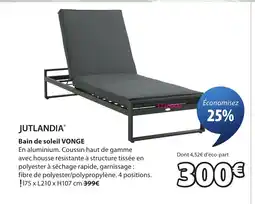 JYSK VONGE Bain de soleil offre