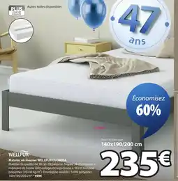 JYSK Matelas en mousse offre