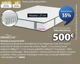 JYSK ILKA Matelas à ressorts offre