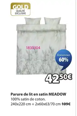 JYSK MEADOW Parure de lit en satin offre
