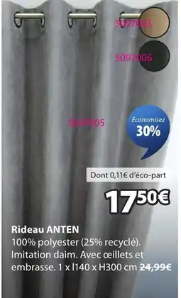 JYSK ANTEN Rideau offre