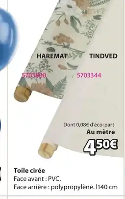 JYSK Toile cirée offre