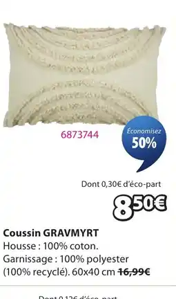JYSK GRAVMYRT Coussin offre
