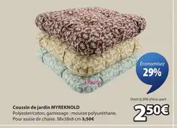 JYSK MYREKNOLD Coussin de jardin offre
