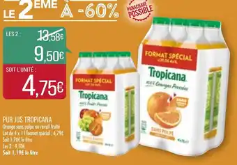 Match Pur jus tropicana offre