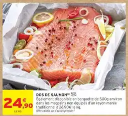 Intermarché DOS DE SAUMON offre