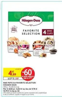 Intermarché MINI POTS X4 FAVORITE SÉLECTION offre