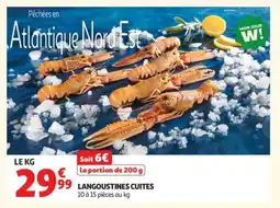 Auchan Langoustines Cuites offre