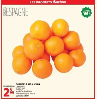 Auchan Oranges À Jus Auchan offre