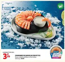 Auchan COURONNES DE QUEUES DE CREVETTES offre