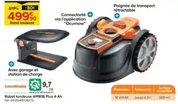 Castorama Lawnmaster robot tondeuse amb16 plus 4 ah offre