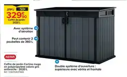 Castorama Keter coffre de jardin cortina mega en polypropylène coloris gris anthracite - 2020 l offre