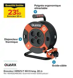 Castorama Quarx enrouleur h05vv-f 3g1.5 long. 20 m offre