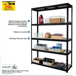 Castorama Goodhome étagère de garage en acier thermo-laqué ryle offre